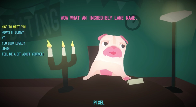 Illustration for article titled A Hilarious Game Where You Can Date...Dogs